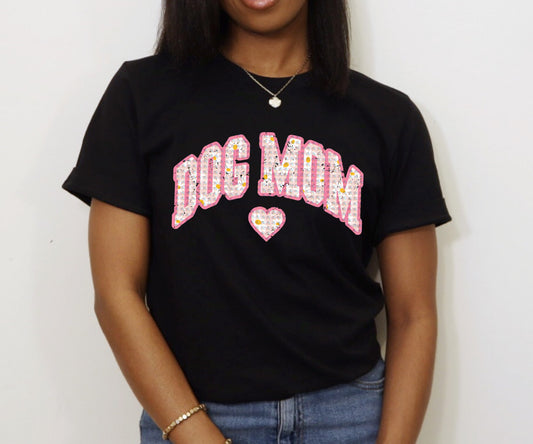 Floral Dog Mom Tee