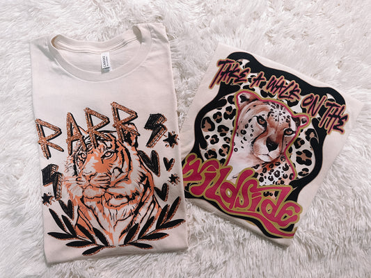 Rarrr + Take a walk on the Wild Side Tees