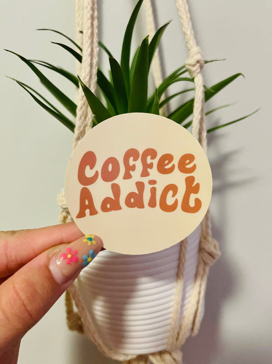 Coffee Addict Sticker