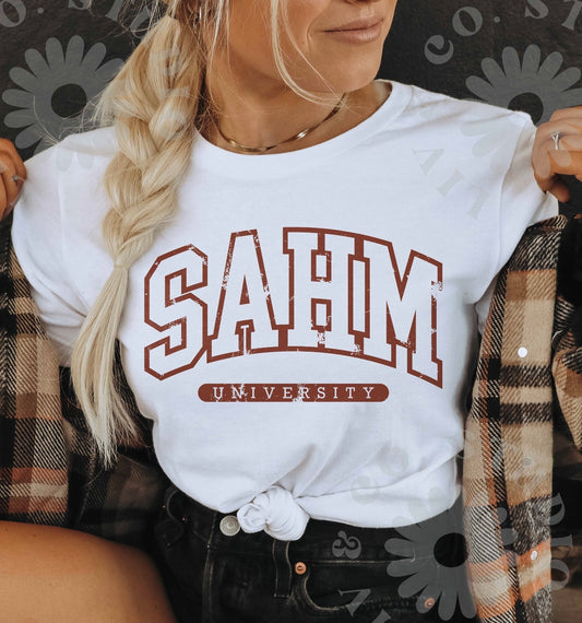 SAHM University Tee